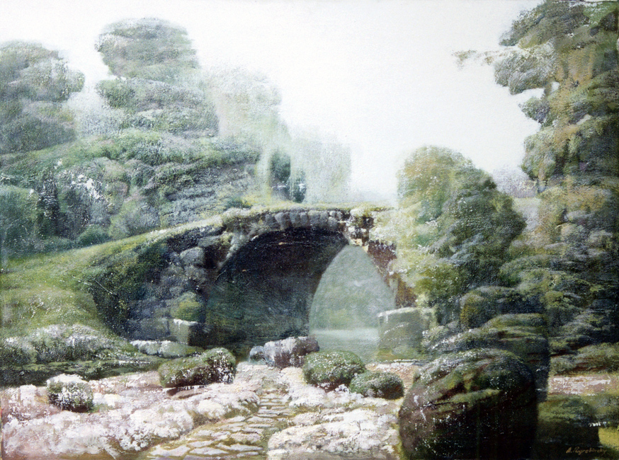 Old Brodge, oil on canvas 30"x40"