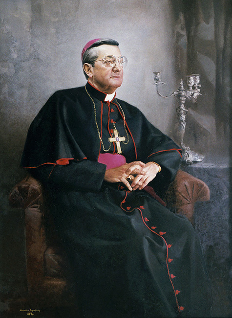 Bishop Pilla, oil on canvas